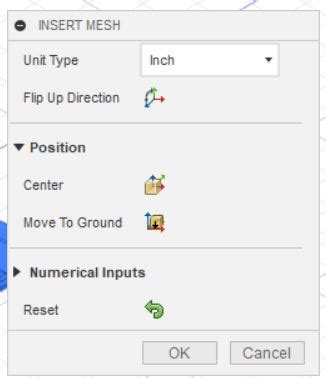 3D model 10x scale when imported into Fusion 360 .